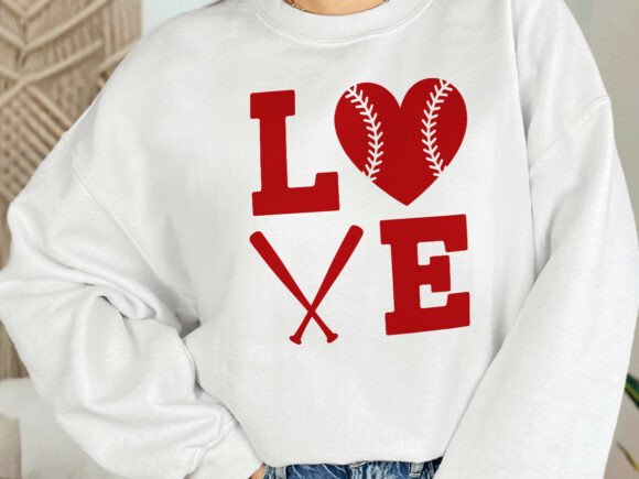 Baseball Love SVG Graphics for Creative Publishers