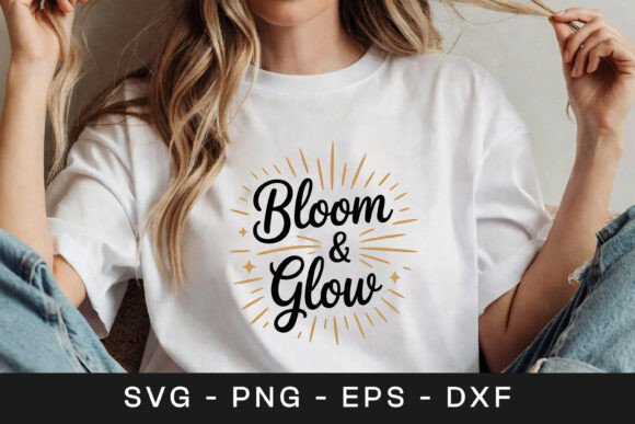 Bloom and Glow Floral SVG for Crafts