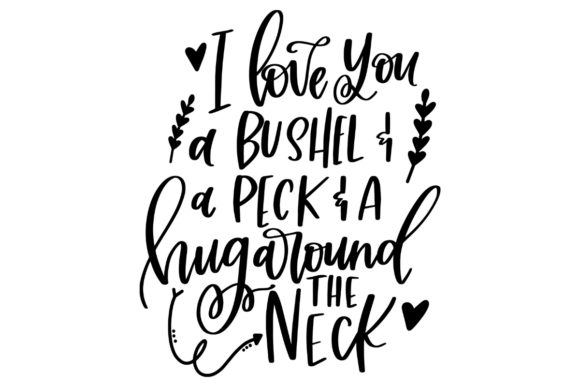 Brushing Up on Nostalgia: Bushel and a Peck, Nursery SVG
