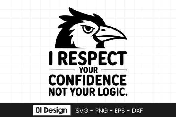 Fun Eagle Respect Confidence SVG PNG Graphics for Crafts