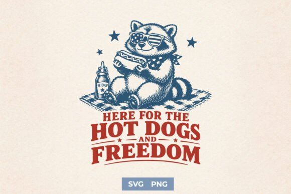 Hot Dogs and Freedom SVG – Graphics for Crafts