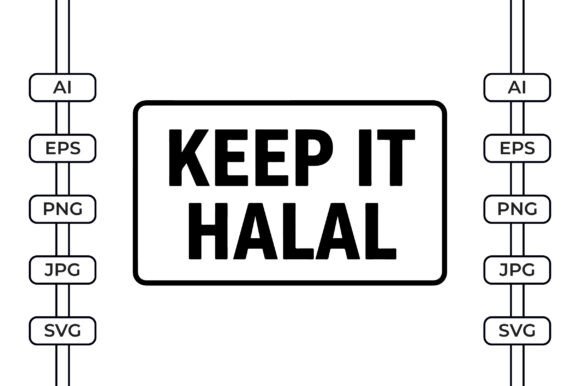 Keep It Halal Graphics for Crafts