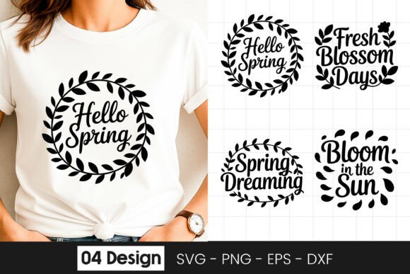 Spring Bloom Graphic for Crafts and Design