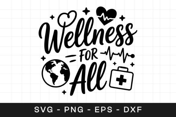 Wellness For All Awareness Graphics for Crafts