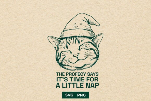 Wizard Cat SVG for Graphics and Crafts